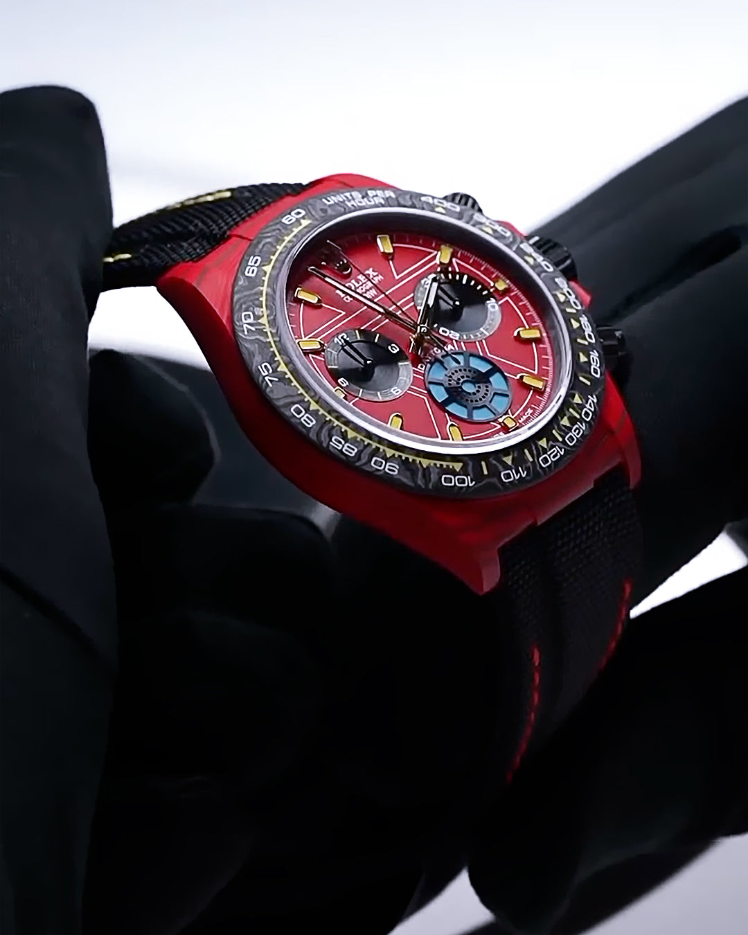 IRON MAN Rolex Daytona CarboQuartz DiW【1:1 Replica】