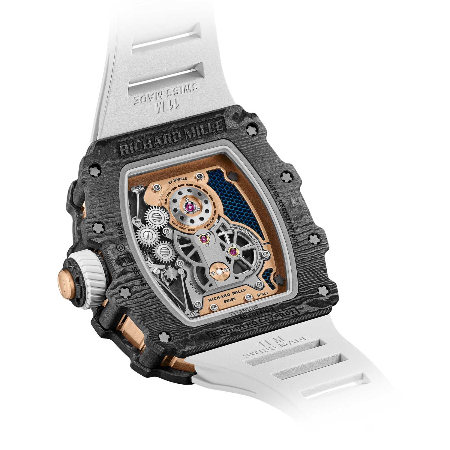 Richard Mille Manual Winding Tourbillon Aerodyne Carbon RM21-01【1:1 Replica】