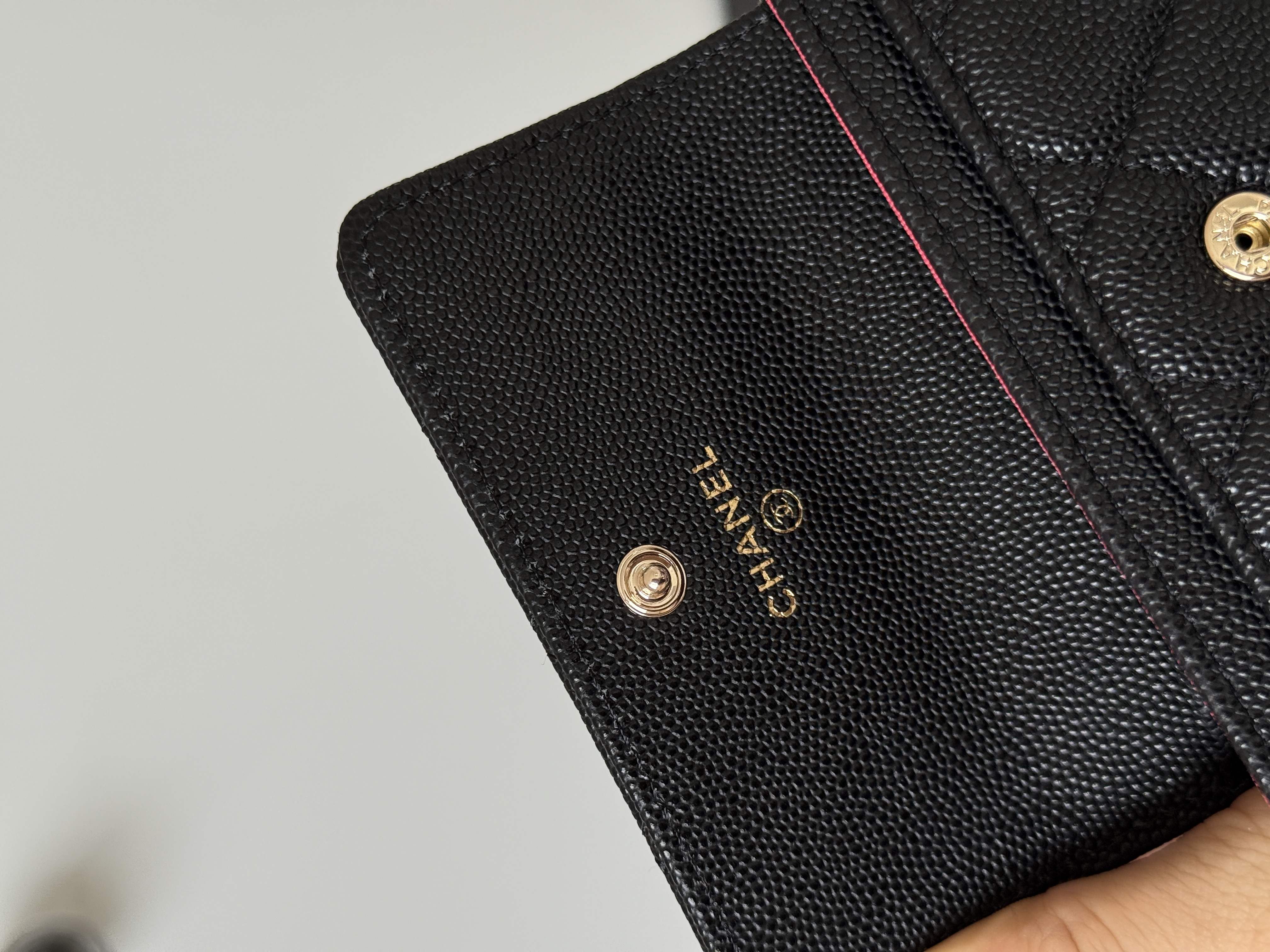 CHANEL Matelassé Flap Card Holder