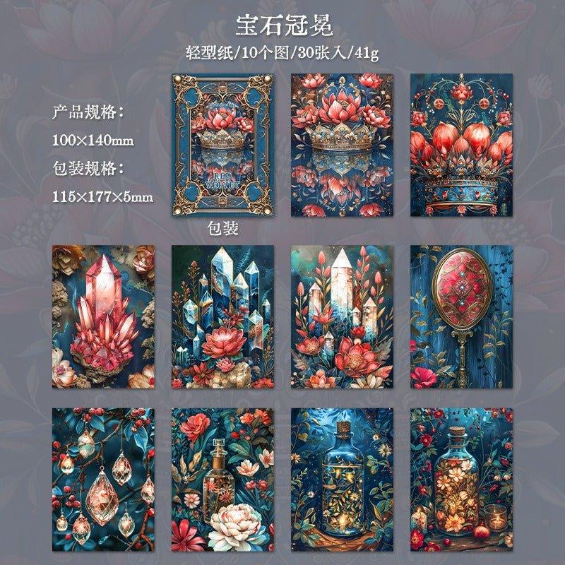 2119 Plain Paper Red Velvet Years Collection