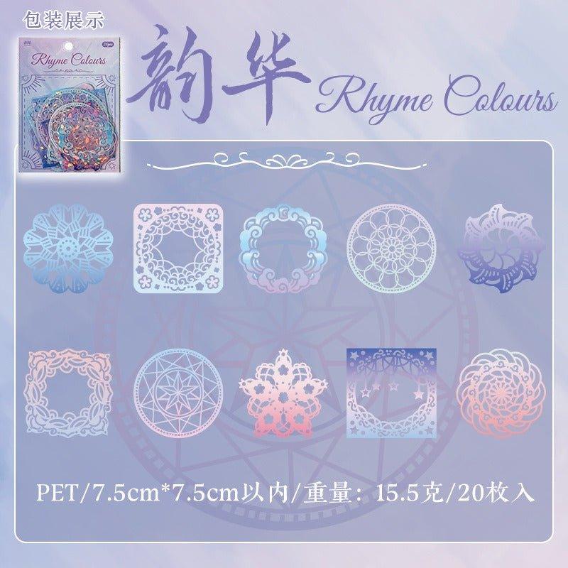 1147 Sticker Pack Square Circle Series