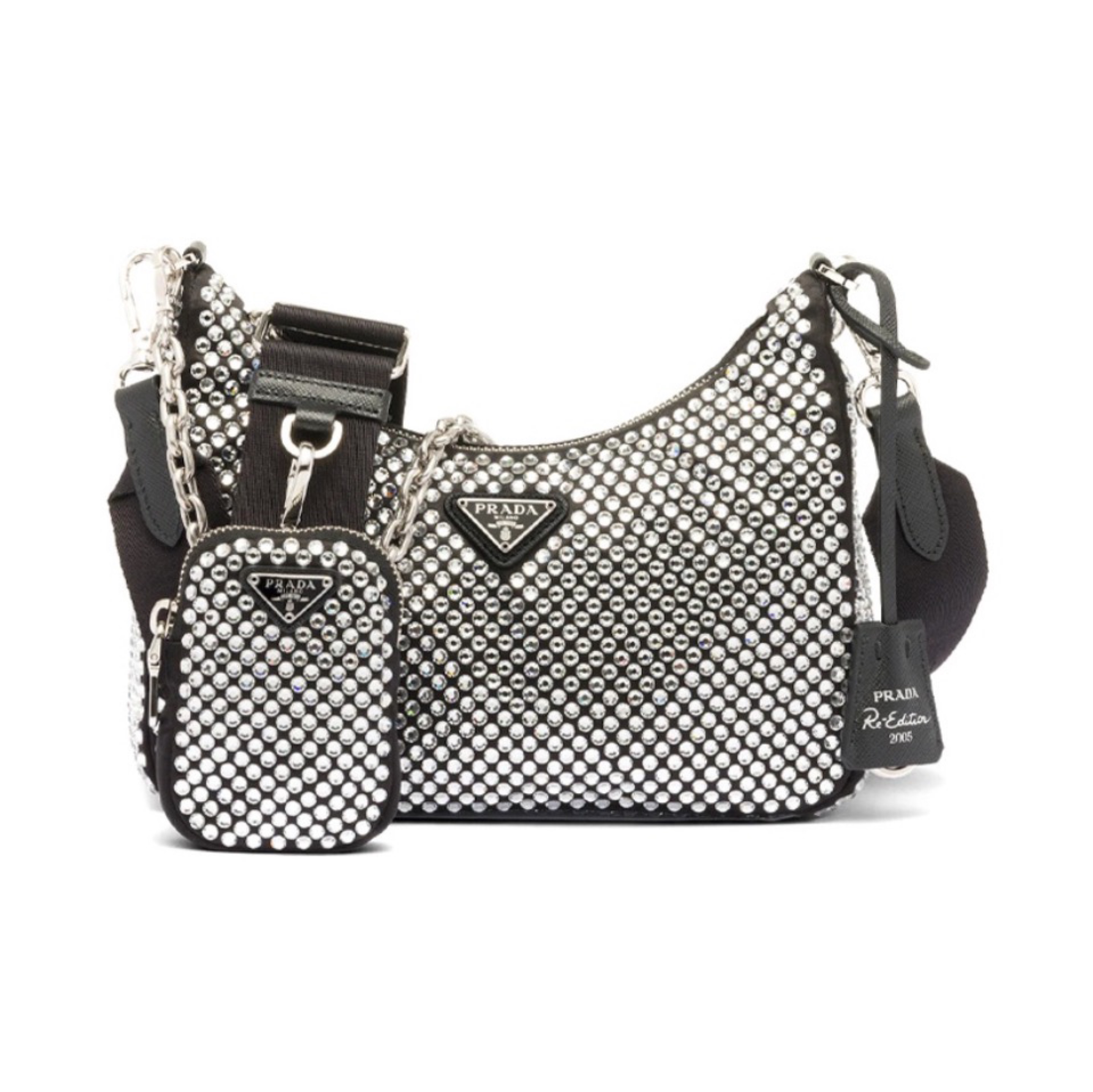 Prada Re-Edition  Crystal  Shoulder Messenger Bag