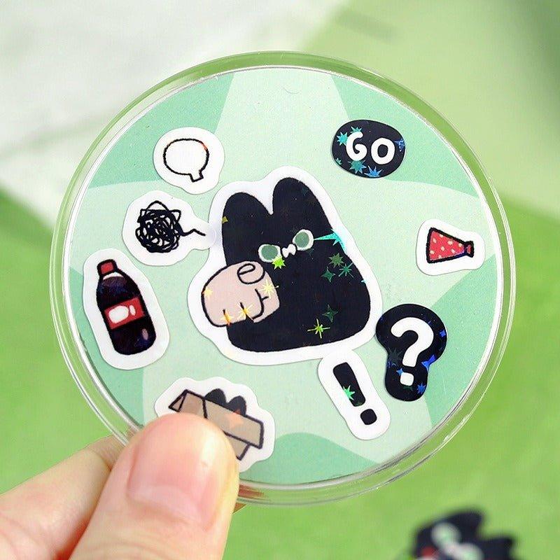 1125 Flash Membrane Stickers Catmeme Series