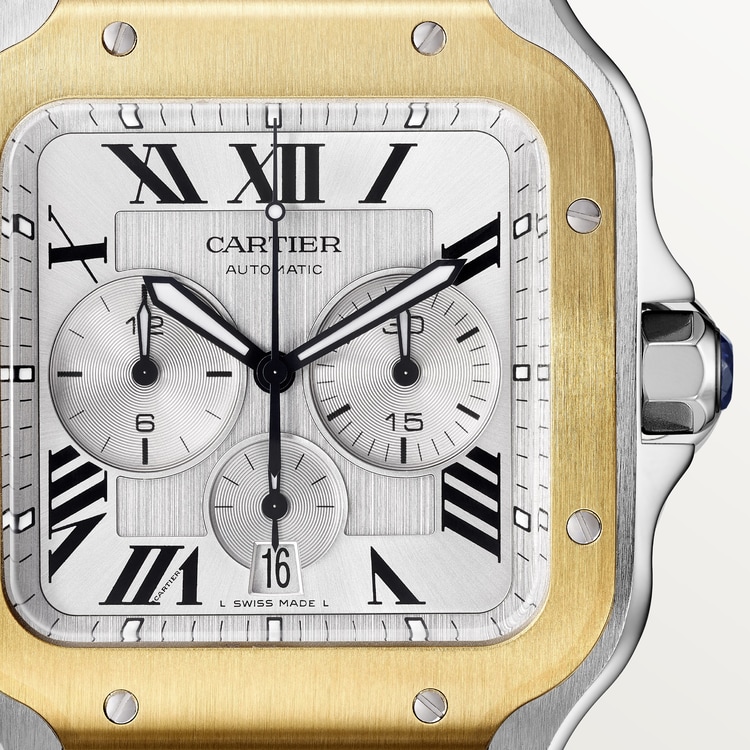 SANTOS DE CARTIER CHRONOGRAPH WATCH W2SA0008【1:1 Replica】