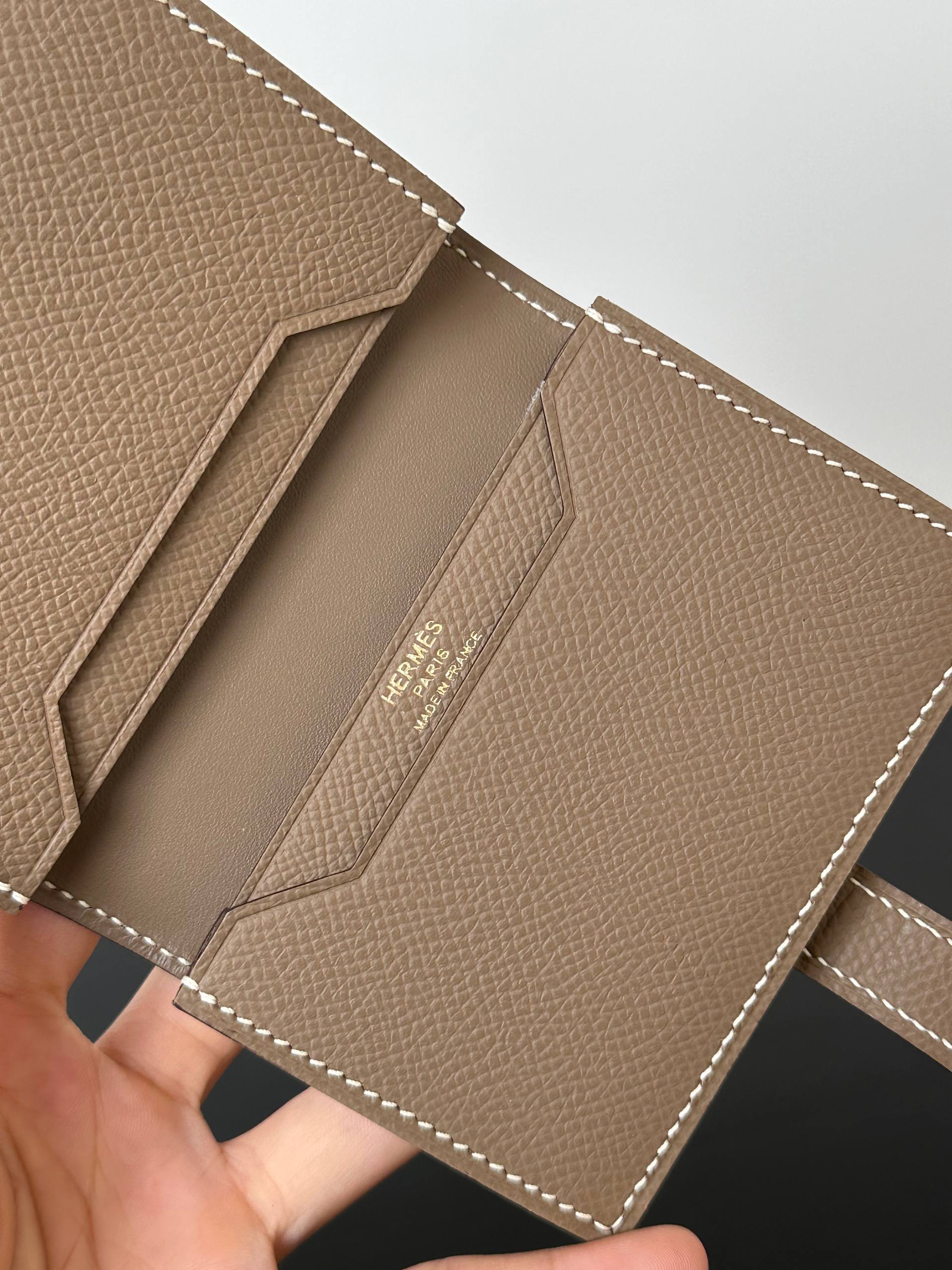 Hermès Bearn Compact H-Buckle Bifold Wallet