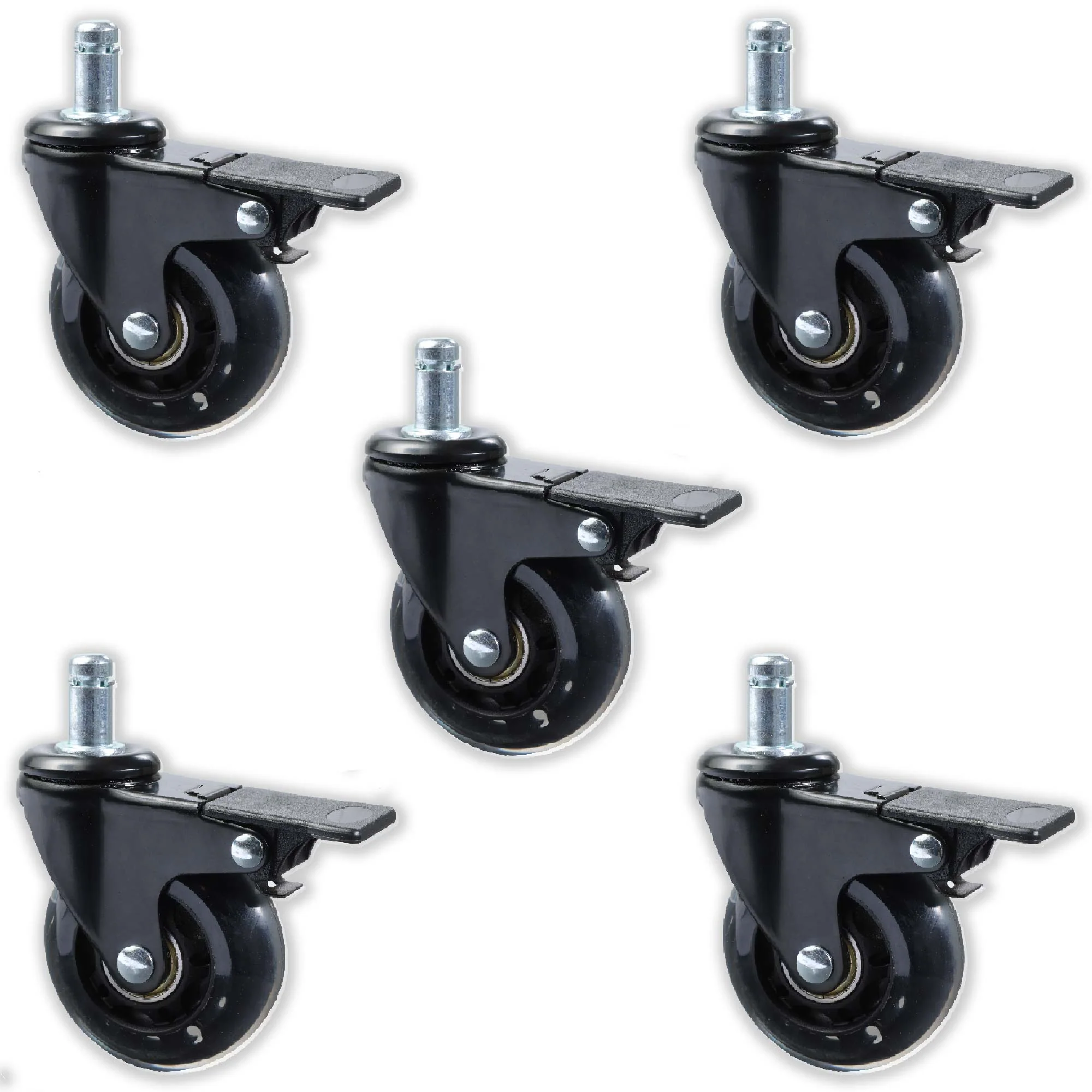 Roues ROLLER BRAKE pour chaises ergonomiques