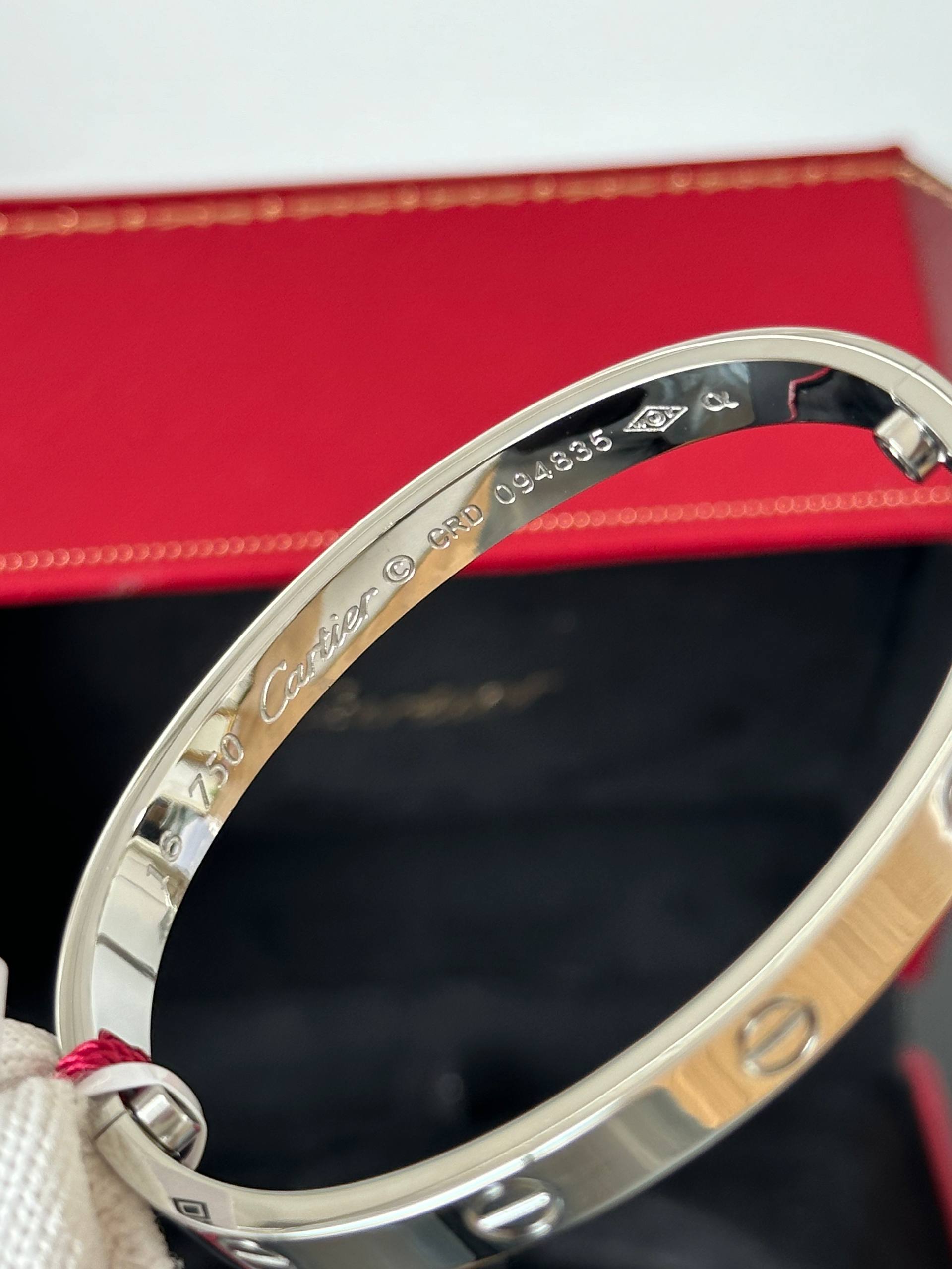 Cartier LOVE Bracelet (White Gold)