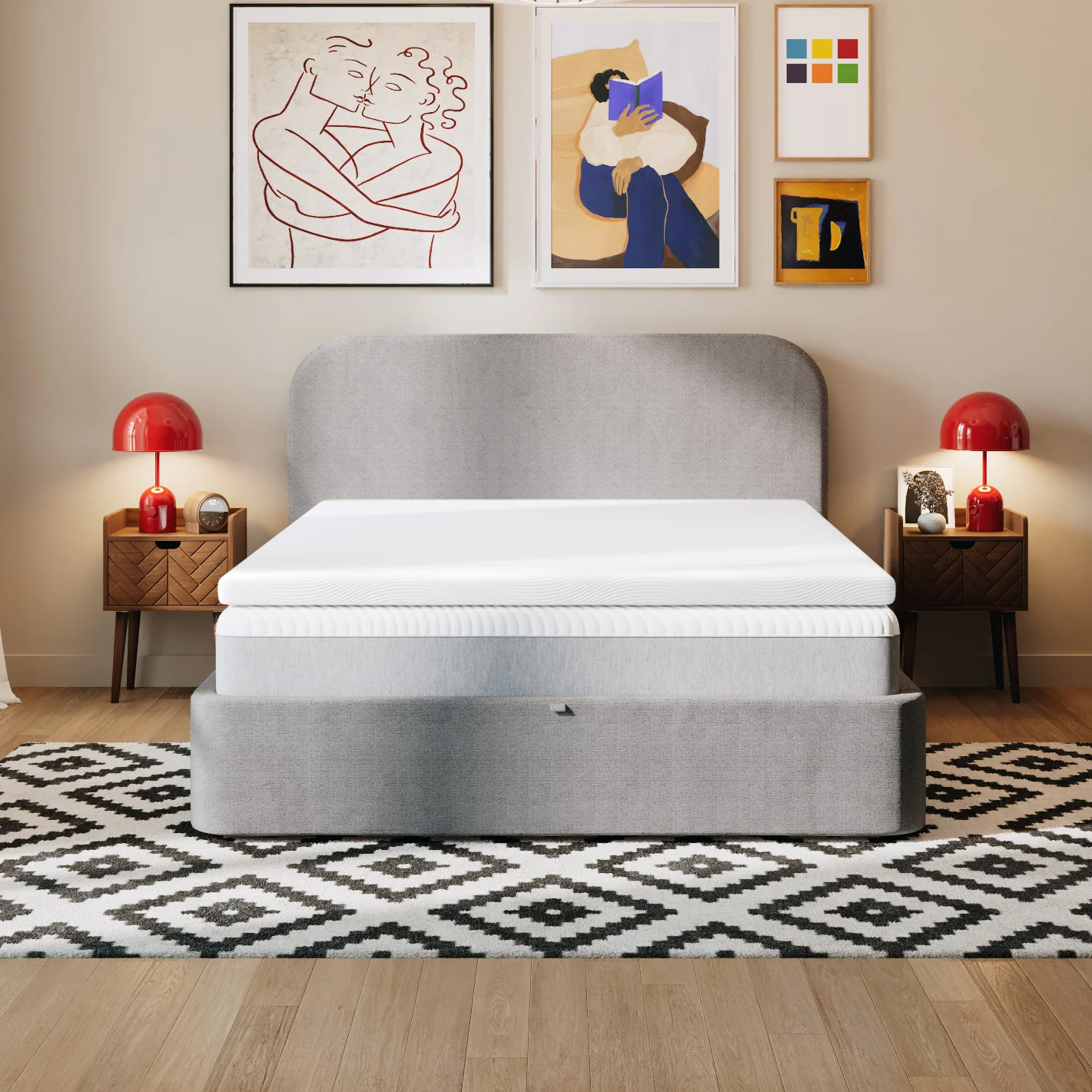 Surmatelas Hybride ferme