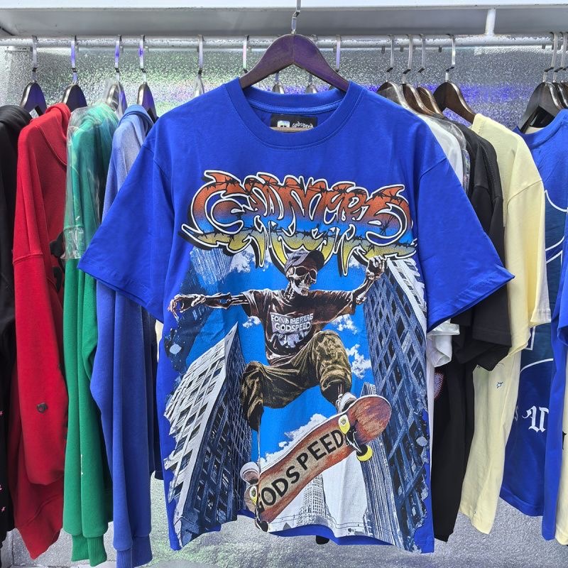 Godspeed Skateboard Skull Tee 2 Colors