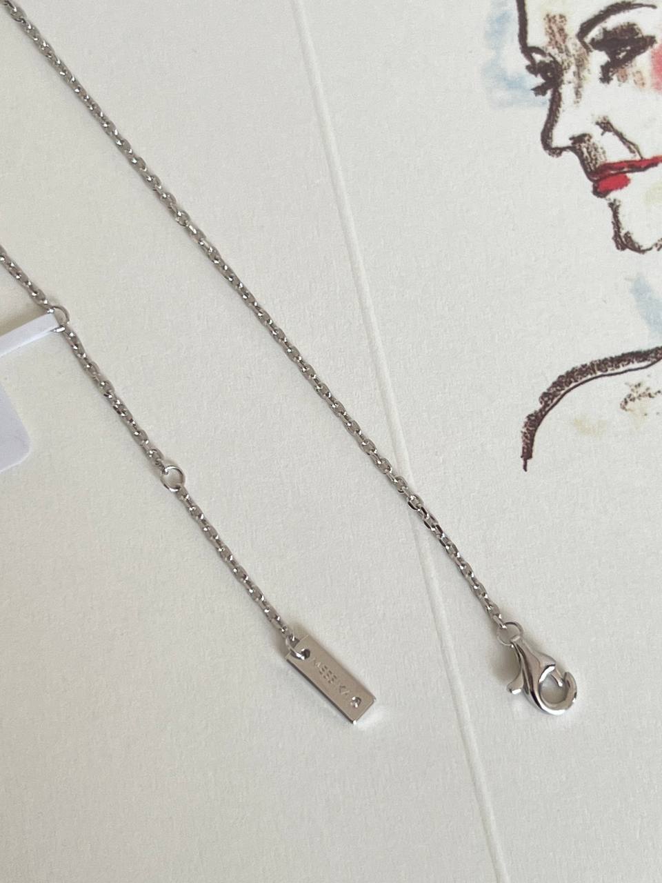 Messika Move Rectangular Three Moving Diamonds Necklace