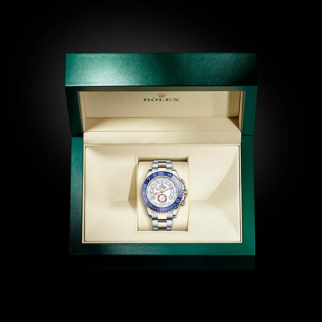 Rolex Yacht-Master II Two Tone Steel Rose Gold White Dial Watch 116681-0002【1:1 Replica】