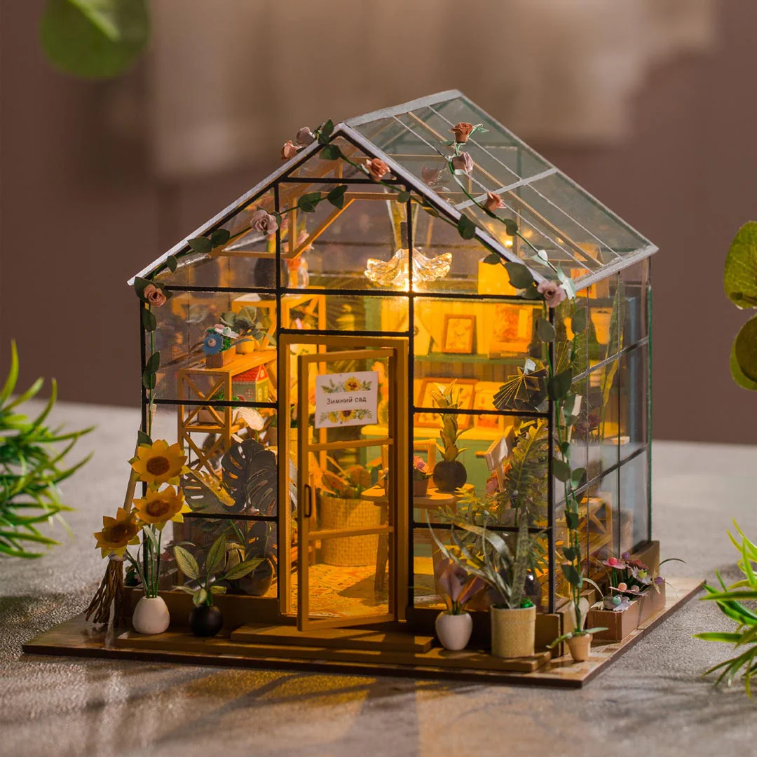 Sunshine Green House DIY Miniature House Kit