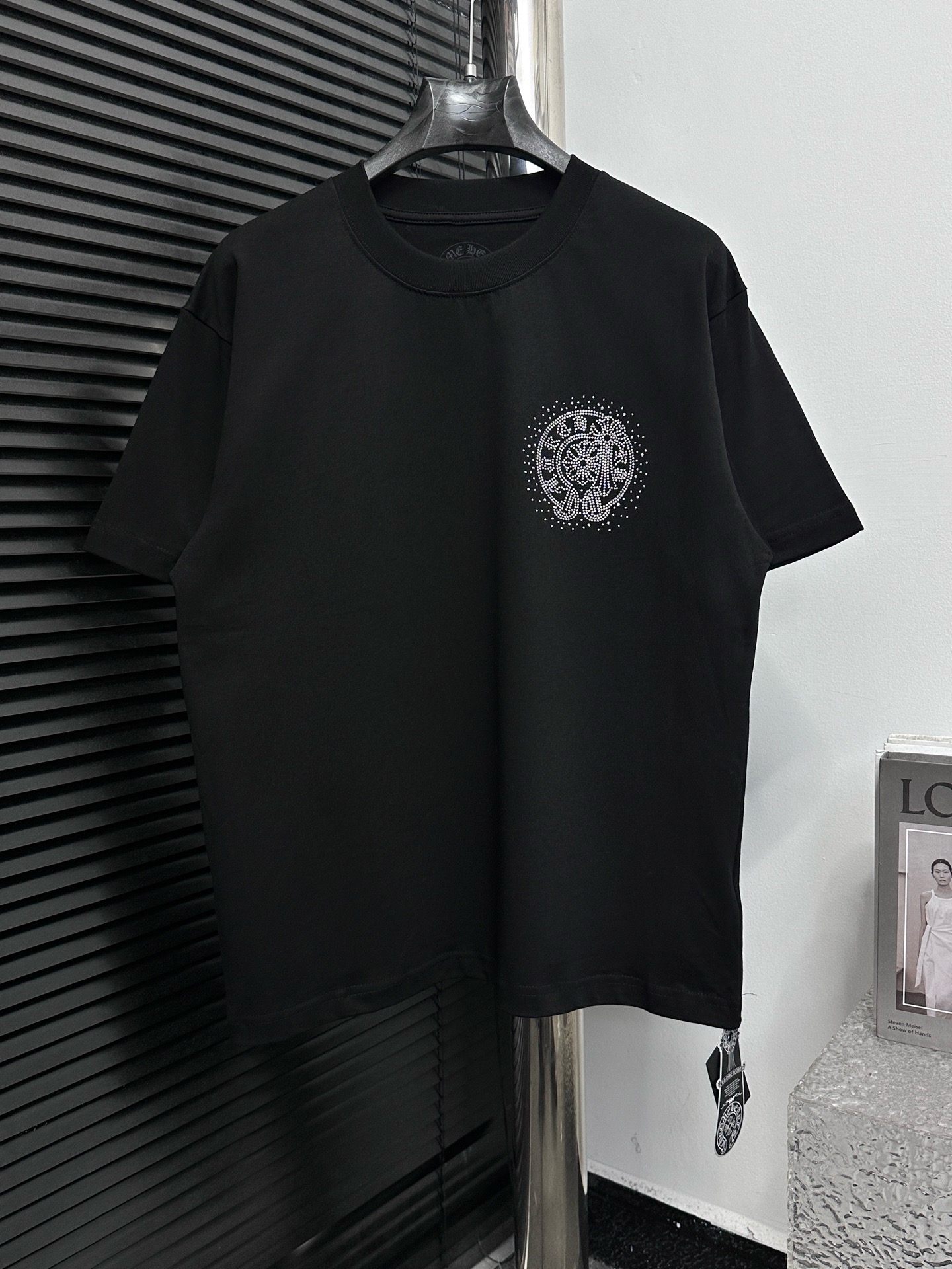 Chrome hearts 25SS officially licensed version black and white tee