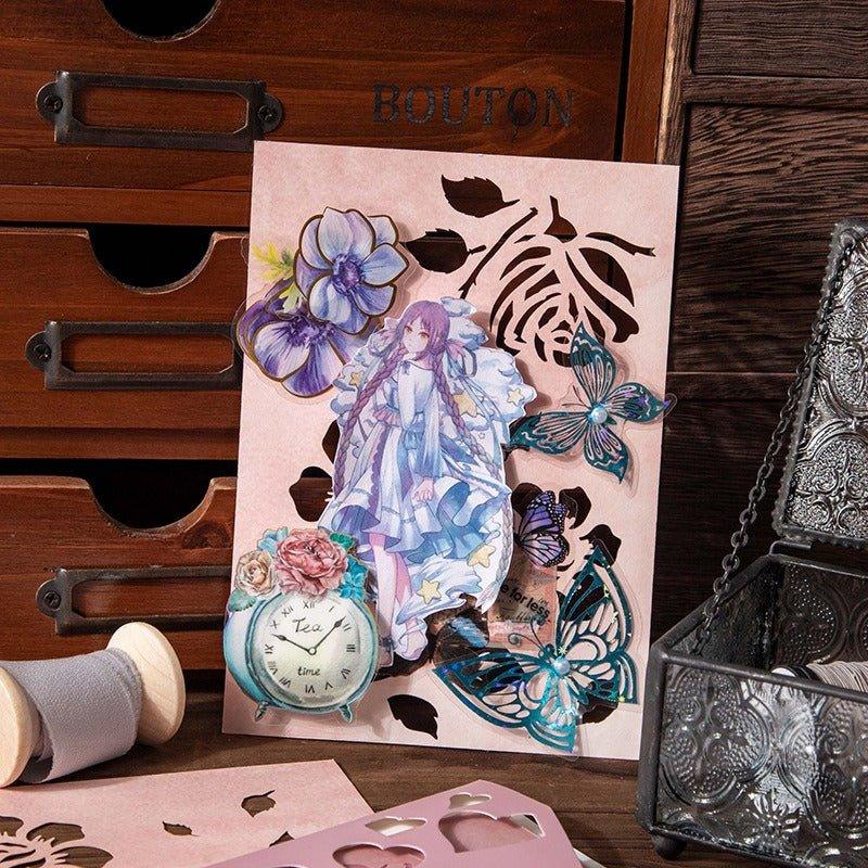 2079 Sketch Paper Love Dream Shadow Flower Series