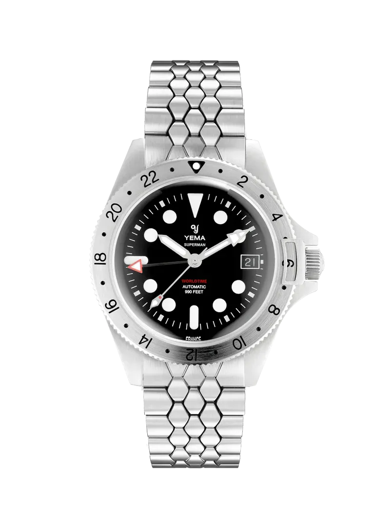 Superman Worldtime GMT Steel Scales Edition
