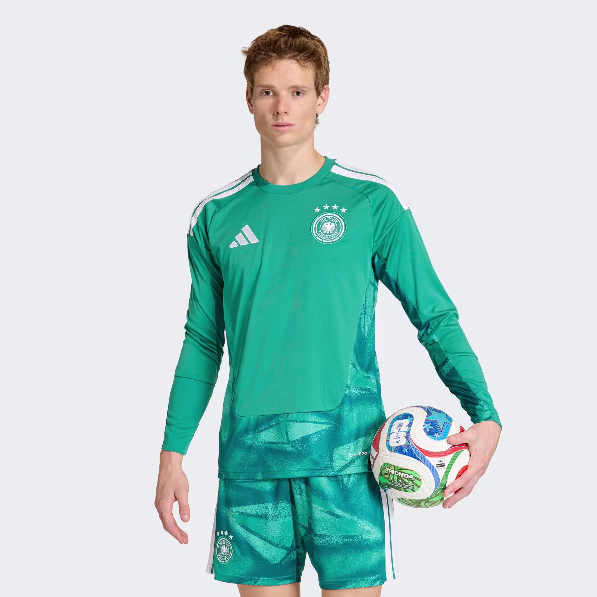 Deutschland 26 Torwart-Heimtrikot, langärmlig