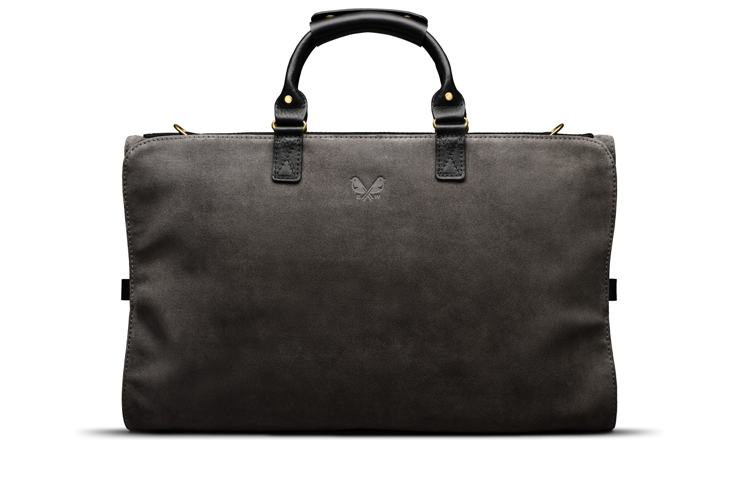 Suede Trifold - Storm Grey