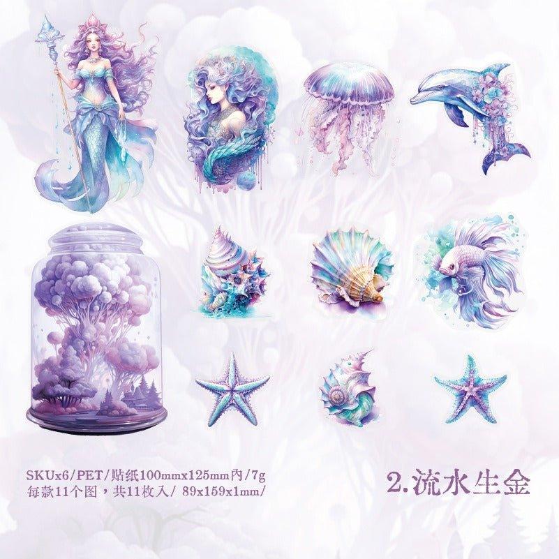 1150 Sticker Pack Deep Sea Shimmer Series