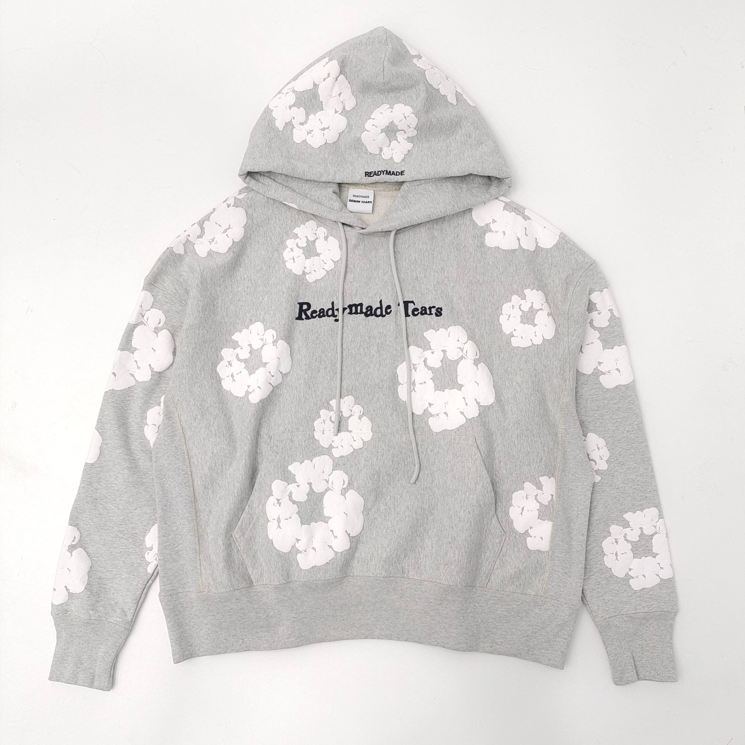 1:1 Best Quality Ready Made Tears Hoodie Grey