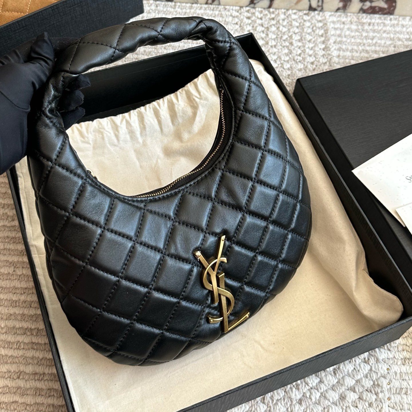 ICARINO IN QUILTED NAPPA