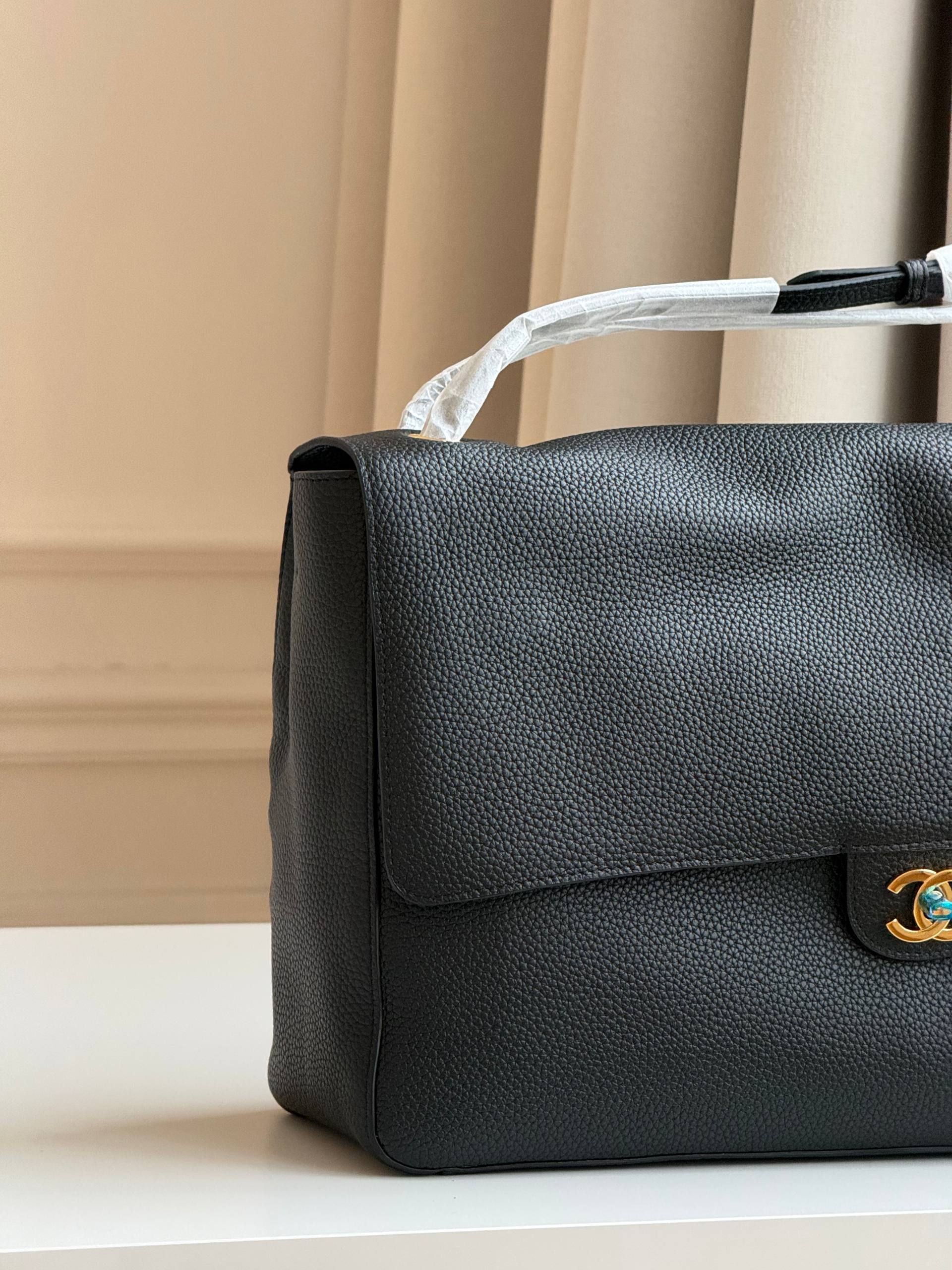 Chanel Souplissimo Maxi Flap Grained Calfskin Tote Bag