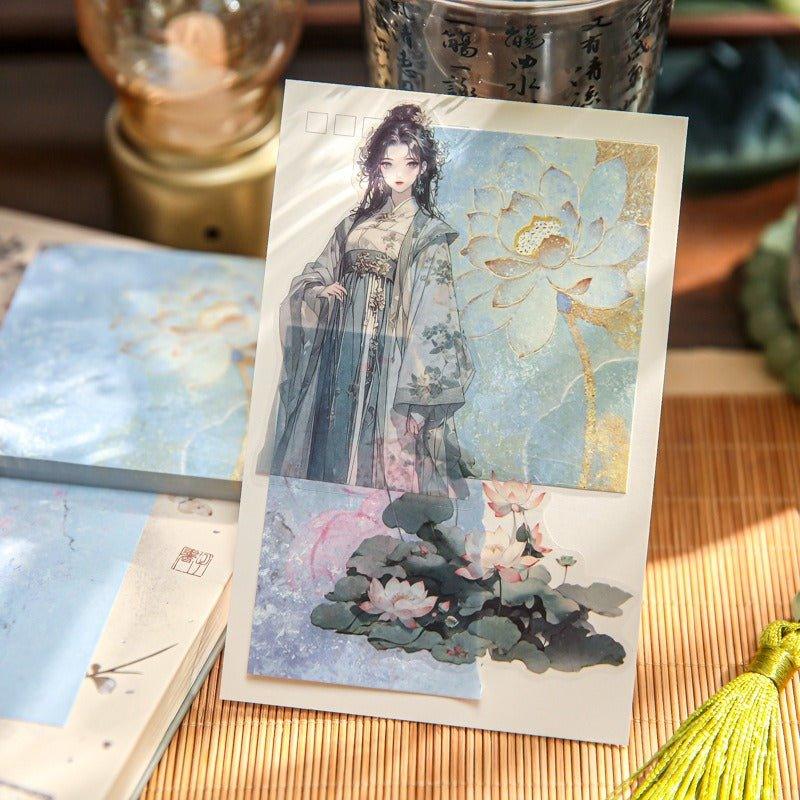 2066 Chinese Style Bamboo Sticky Notes