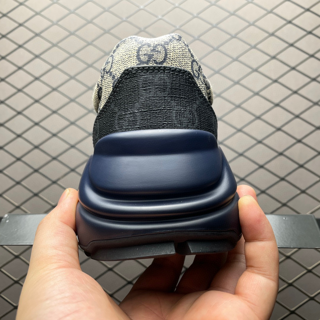 Gucci Rhyton Sneakers Navy Bottom