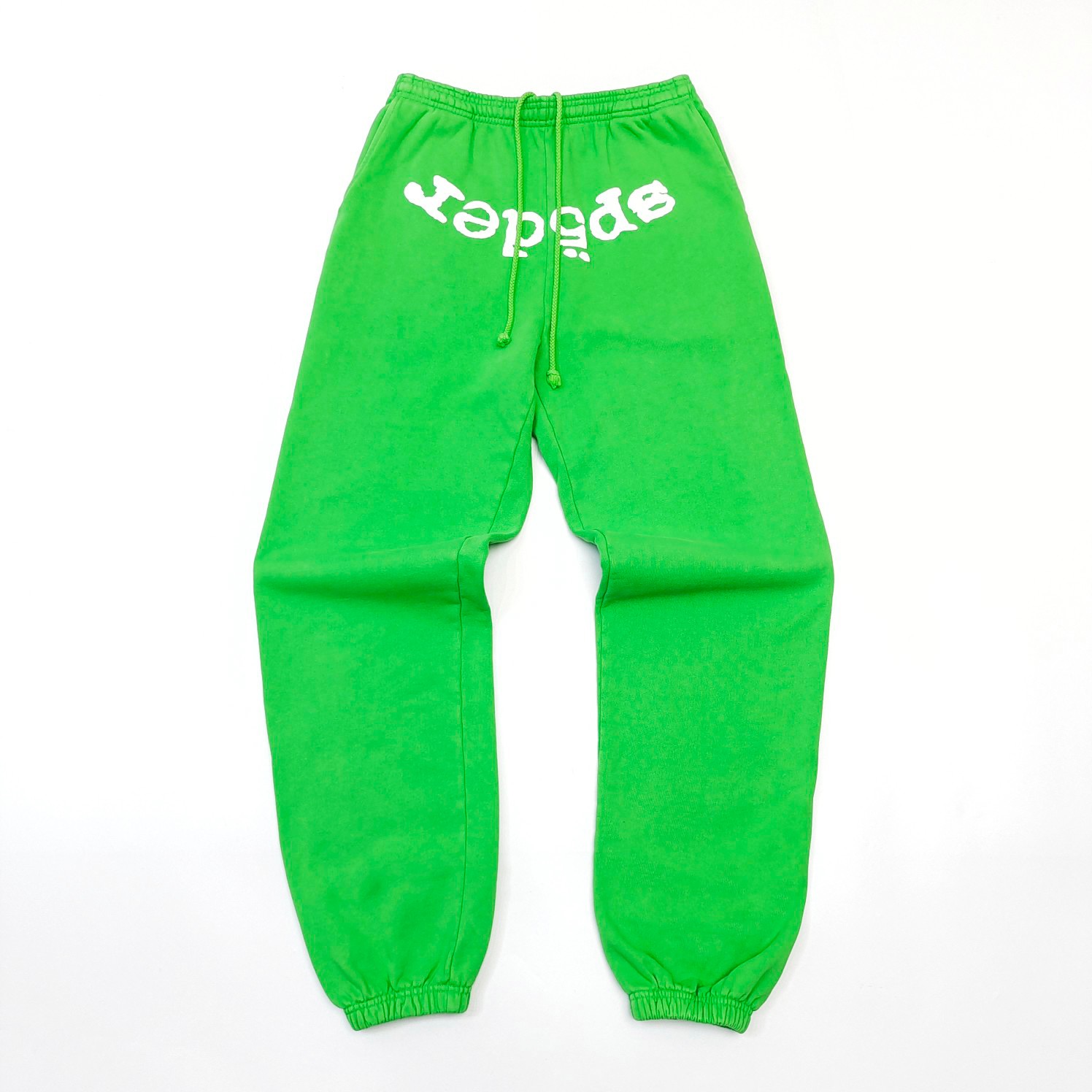 1:1 Best Quality White Letters Pants Green