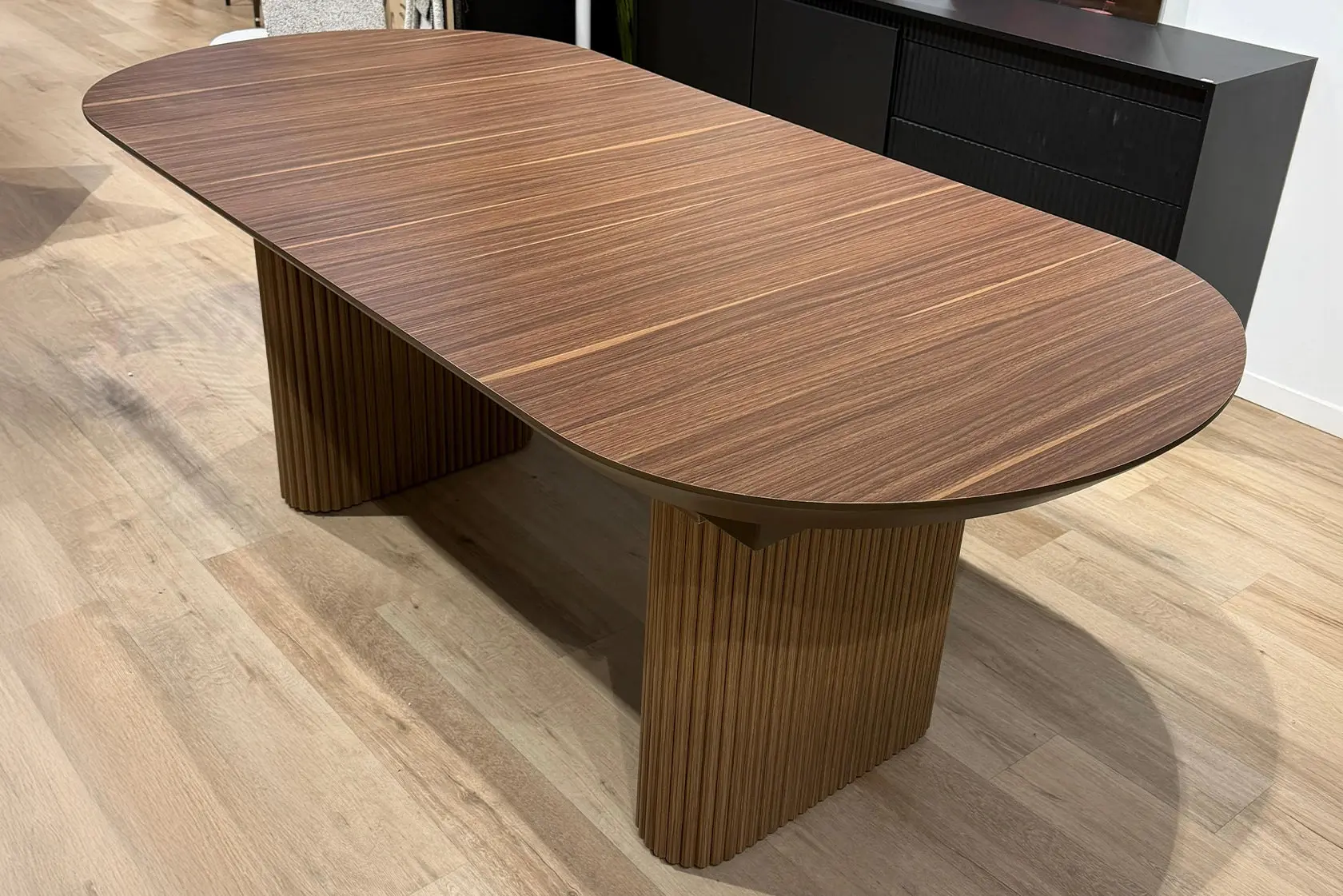 Table Extensible Ovale de Salle à Manger ORIO - De 206 à 286 cm