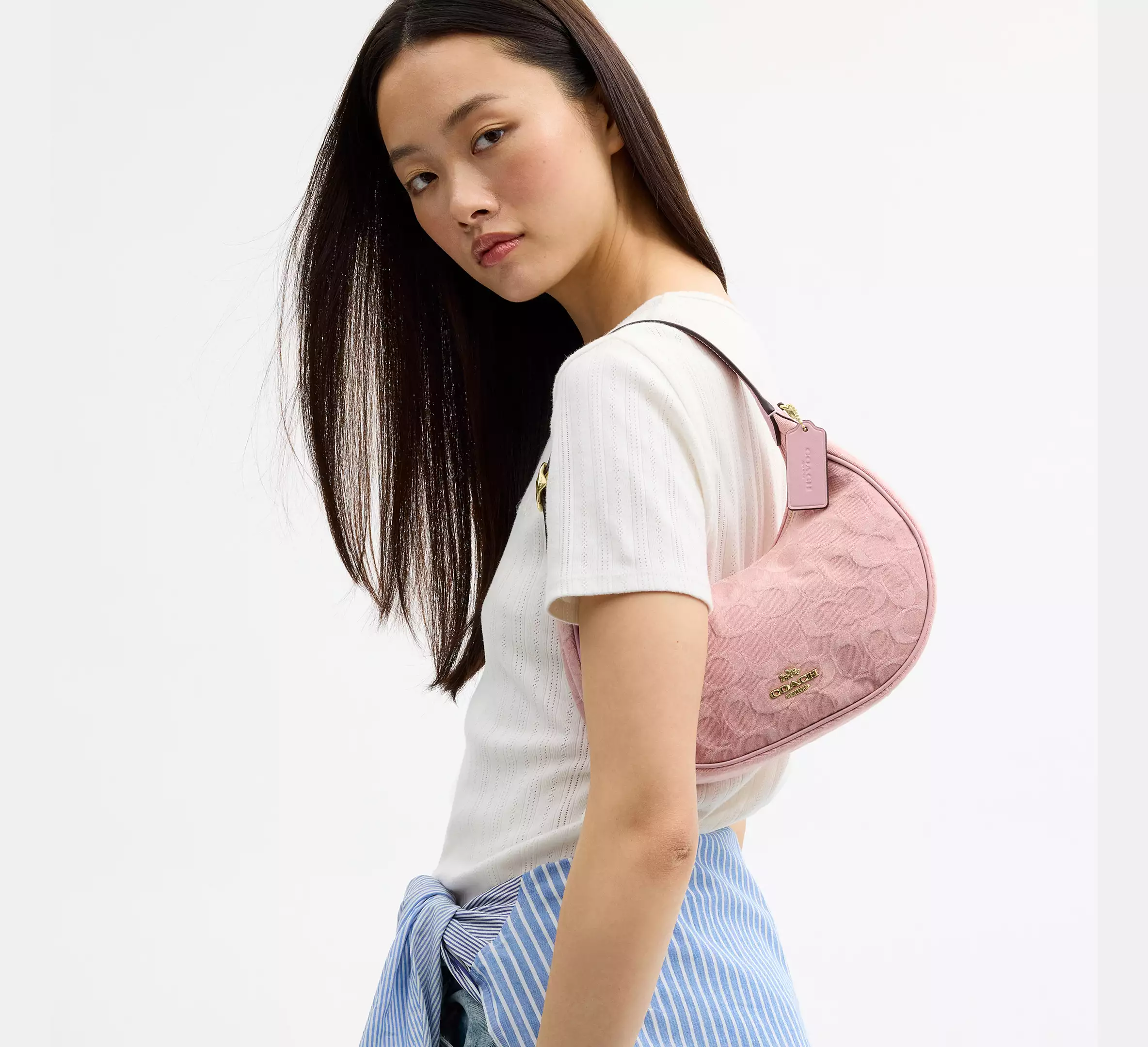 Women Handbag CEN04 Emily Shoulder Bag In Signature Denim