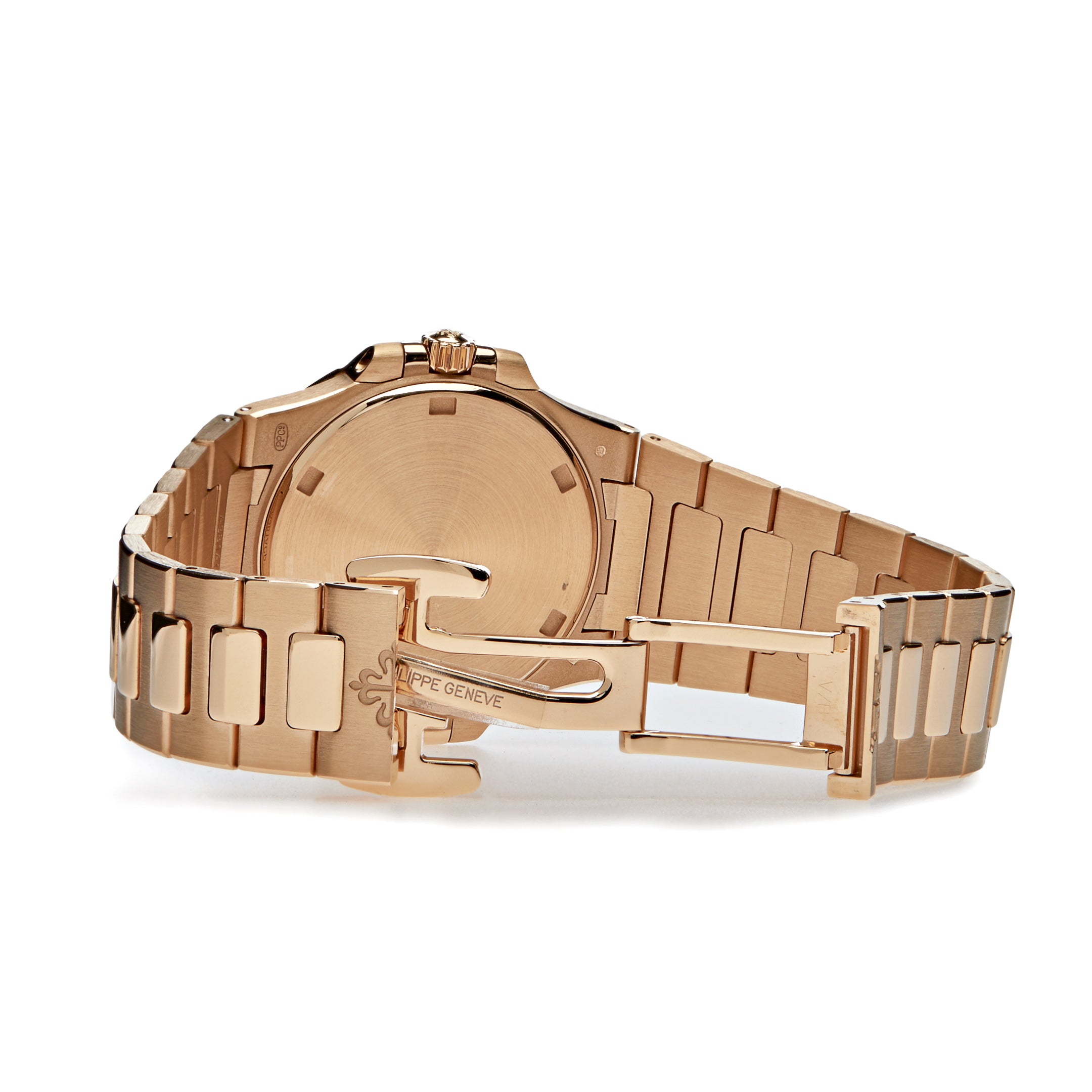 Patek Philippe Ladies Nautilus Quartz Rose Gold Diamond Bezel 7010/1R-012【1:1 Replica】