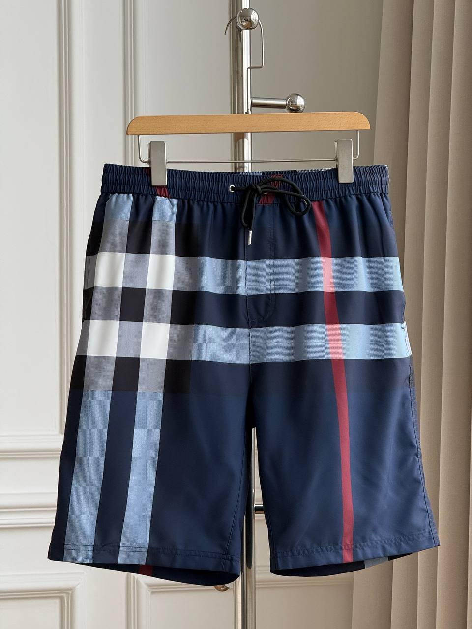 Burberry Classic Check Drawstring Nylon Swim Shorts