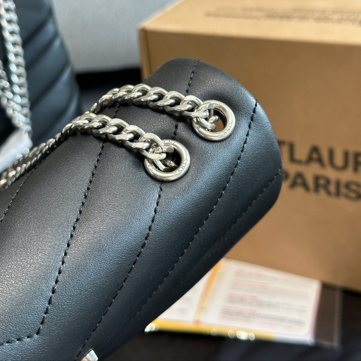 LOULOU MATELASSE LAMBSKIN