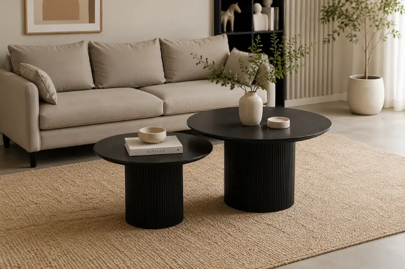 Pyla - Table basse Gigogne - En lot de 2