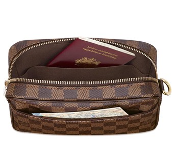 LV Macao Clutch N61739 Brown