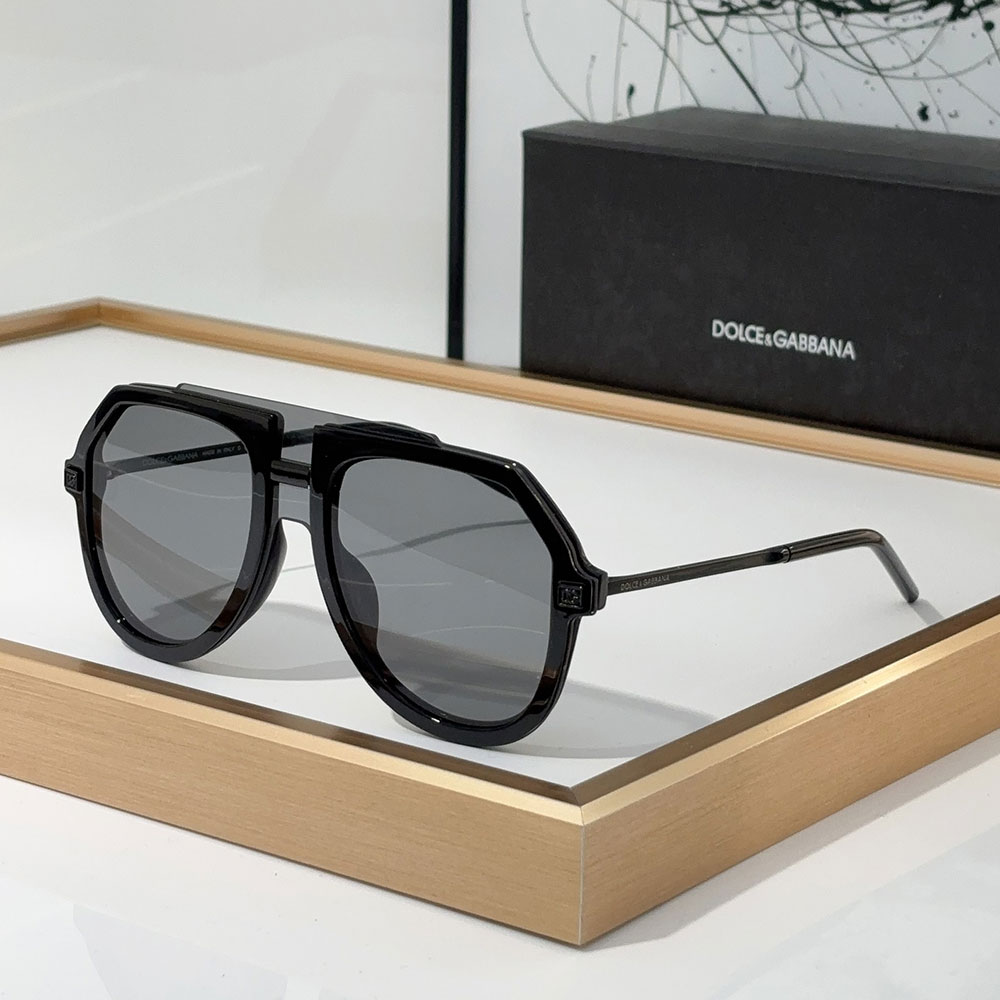 DOLCE & GABBAN DG Sheet Frame Slim Mirror Legs  Sunglasses Top quality