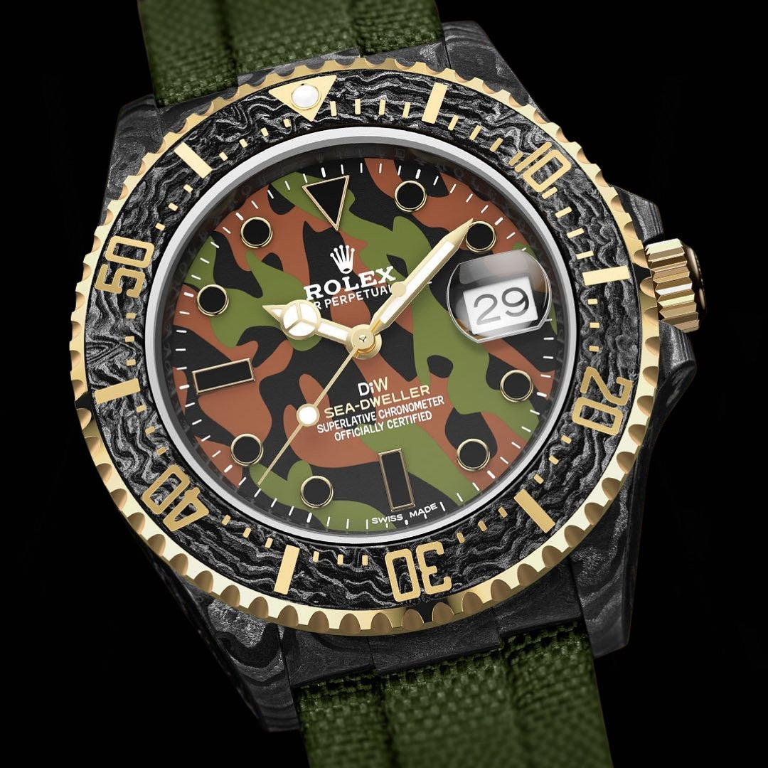 NTPT Carbon DiW Rolex Sea Dweller MILITARY【1:1 Replica】