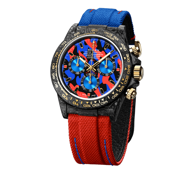ROLEX Diw Daytona military red 40mm oyster black【1:1 Replica】