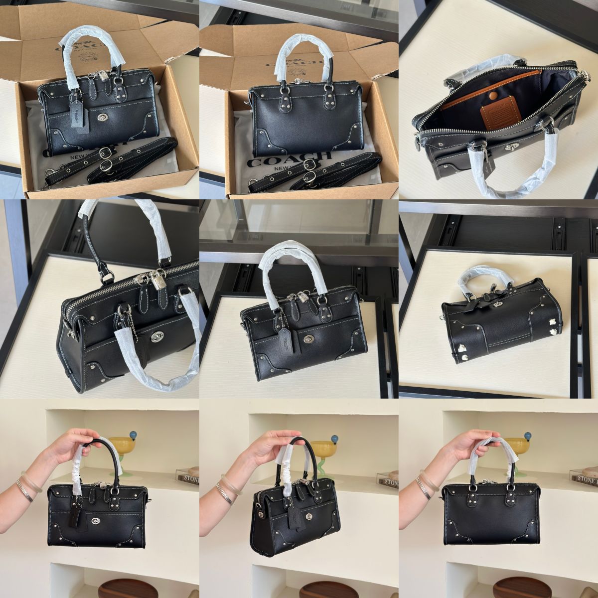 Women Handbag CFN69 CFN70 Rhyder 24 Satchel Bag