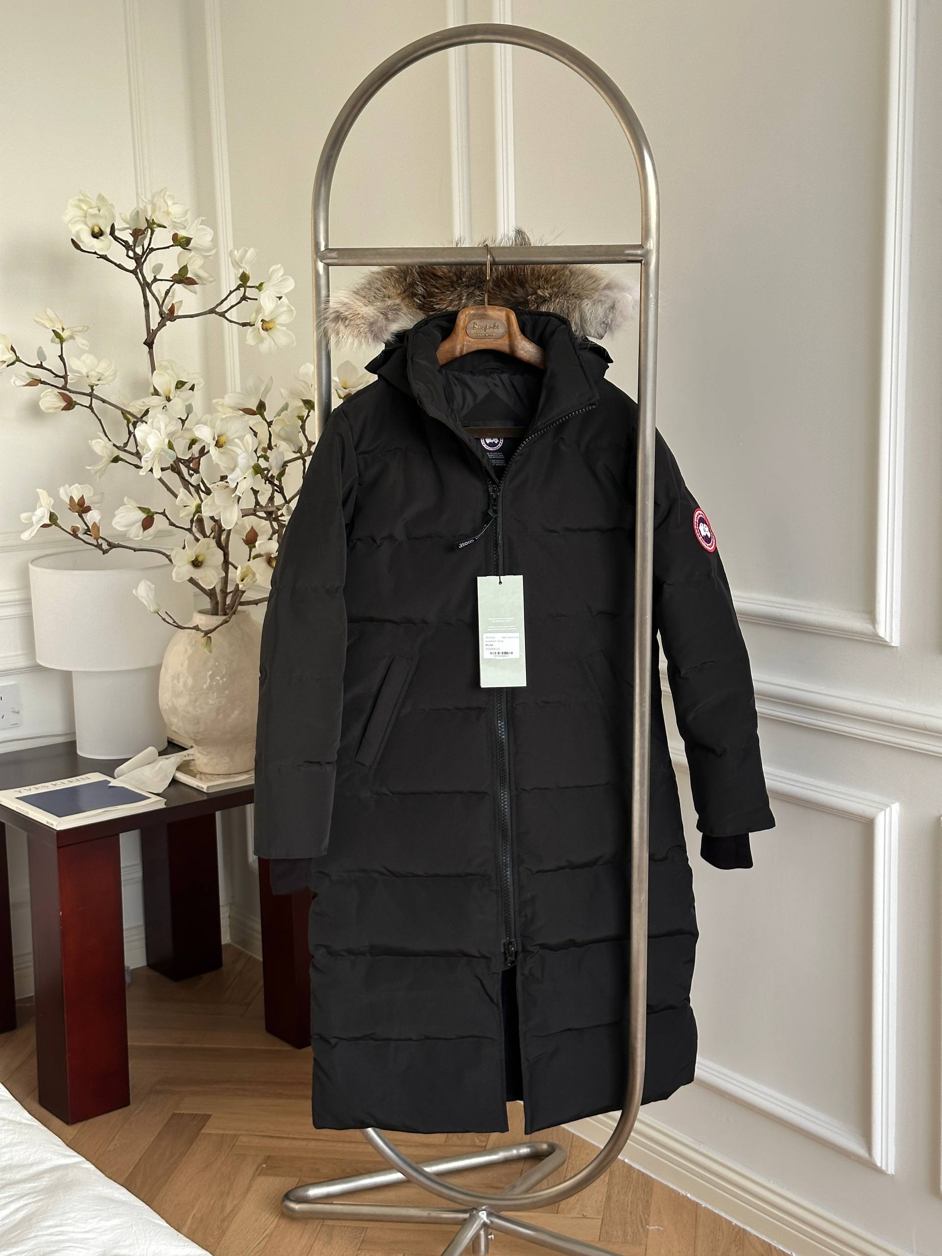 Canada Goose Long Coyote Fur Trim Hood Parka Down Coat
