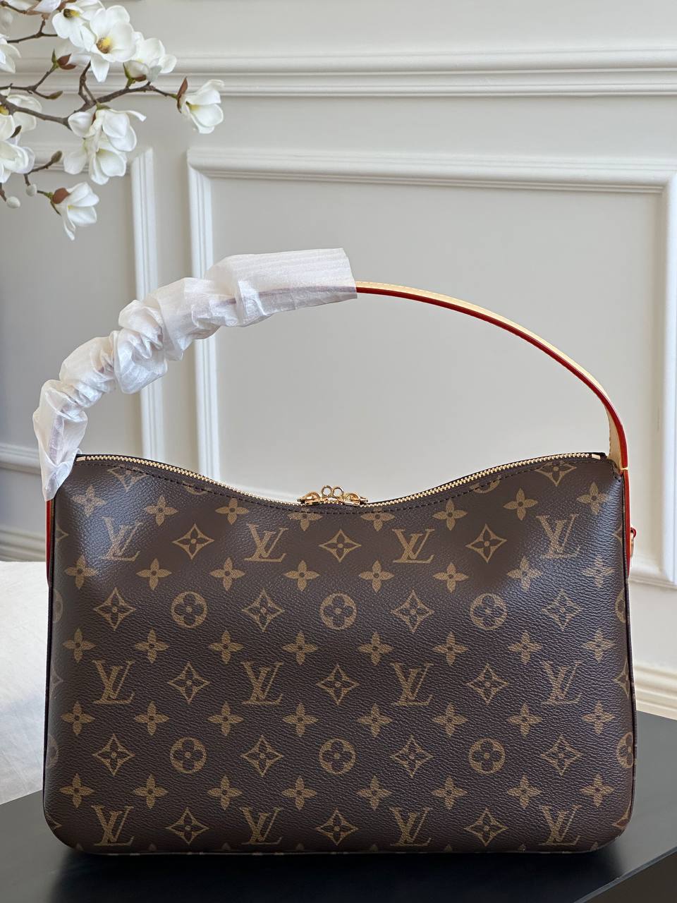 Louis Vuitton Monogram Hobo Shoulder Handbag
