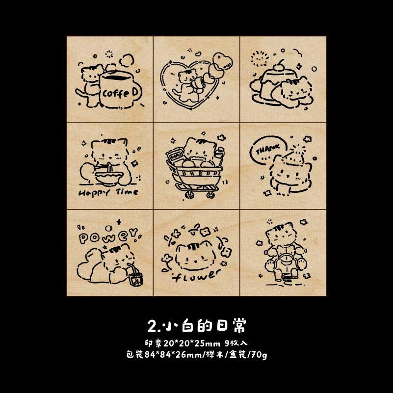 7004 Twilight Stamp Set Meow's Life Diary Collection