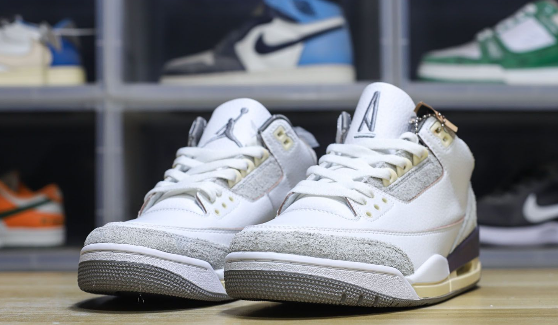 Air Jordan 3 Retro X A Ma Maniére White X Beige Color