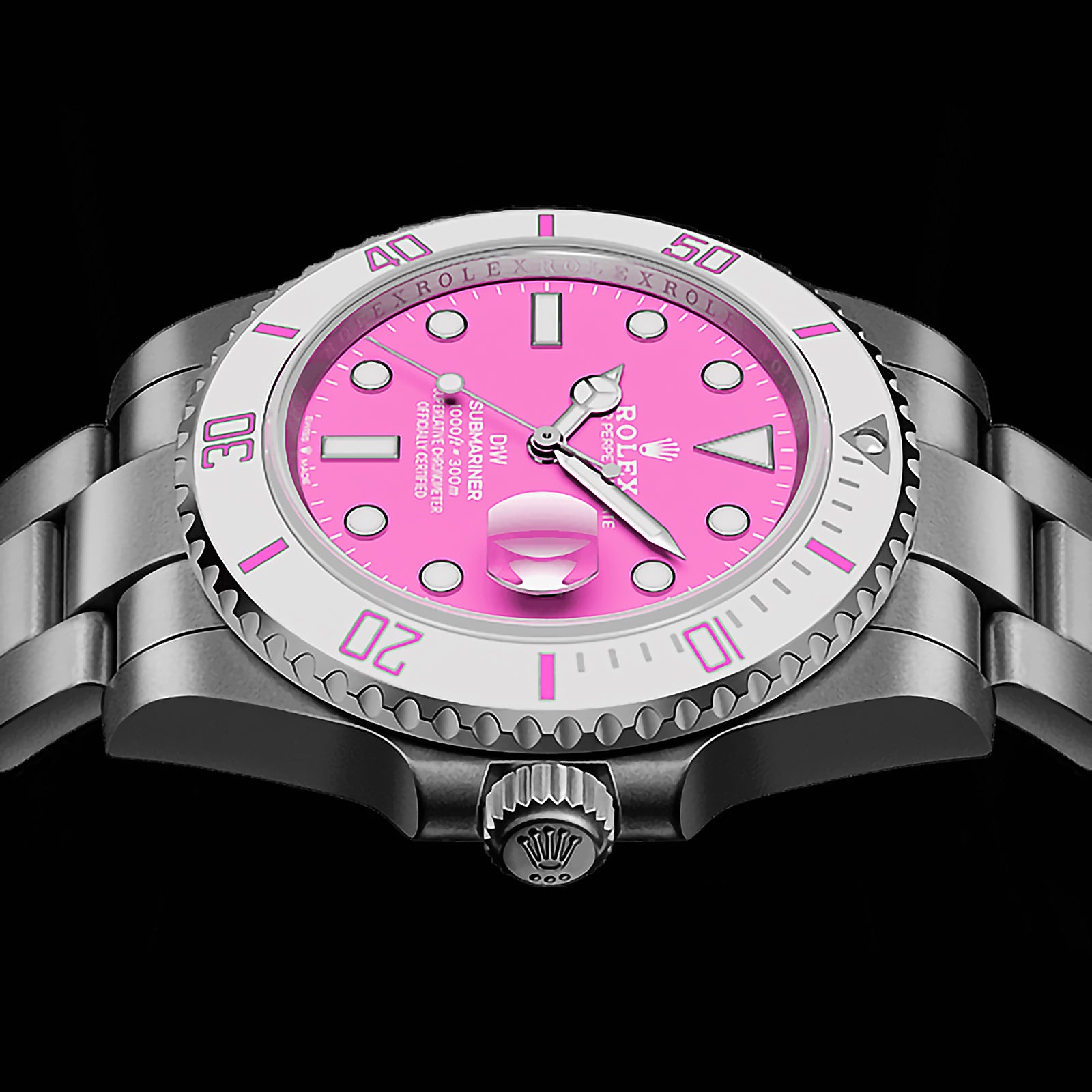 DiW Rolex Submariner FUCHSIA【1:1 Replica】
