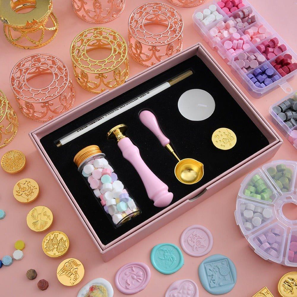 5017 Fire Lacquer Wax Set Wax Grain Valentine's Day Gift