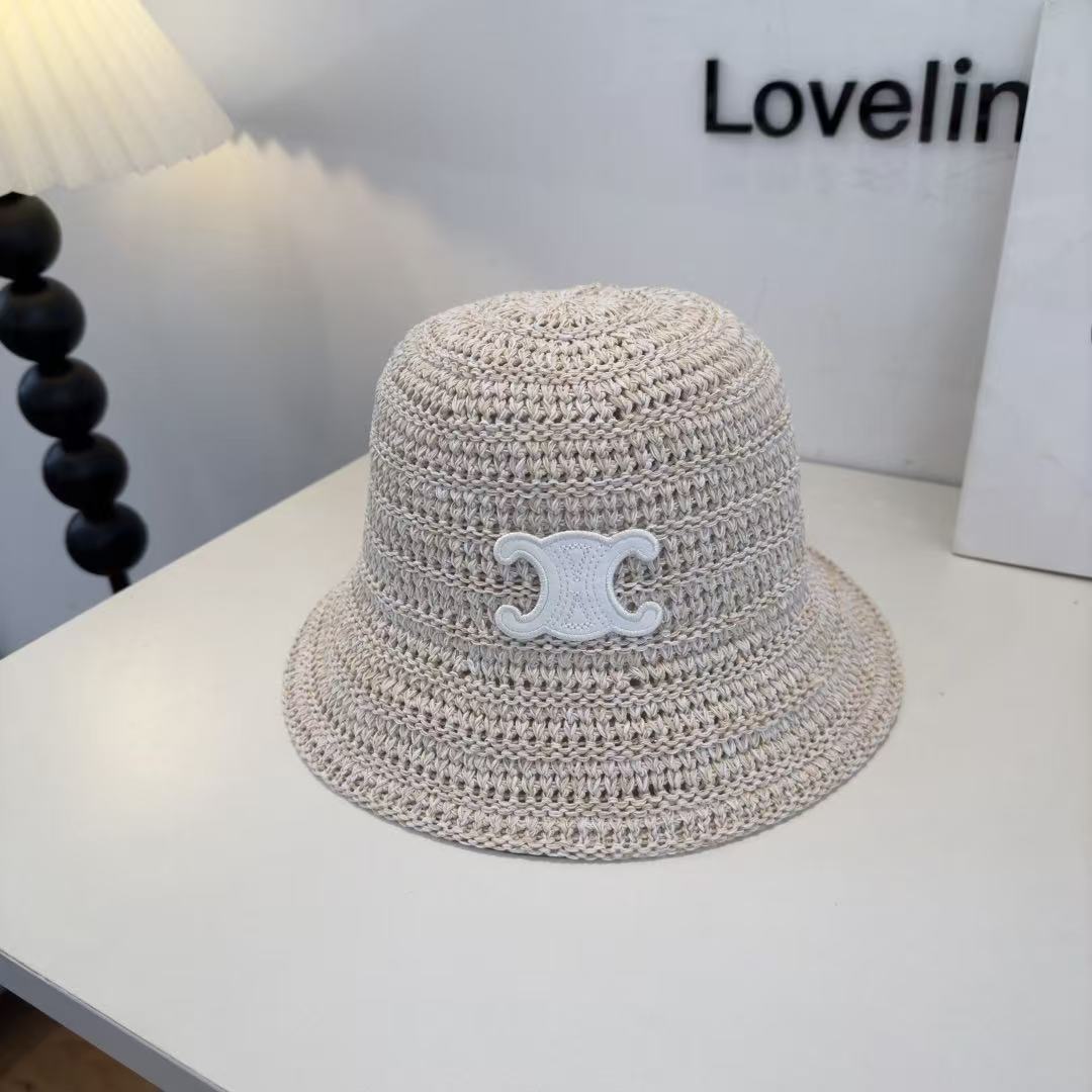 Céline Knitted Boater Hat