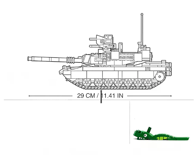 M1A2 Army Tank 5010