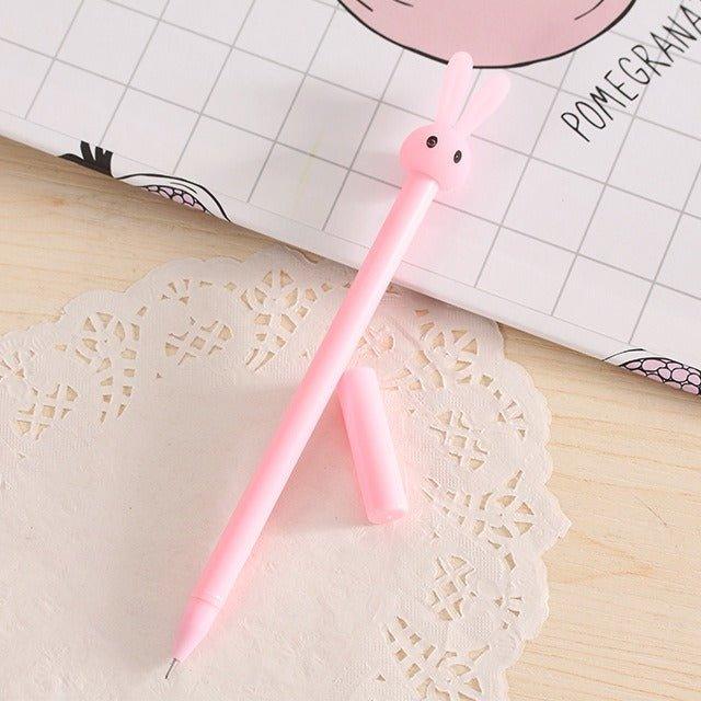 9029 Creative cartoon stationery cute cute rabbit jelly neutral pen black