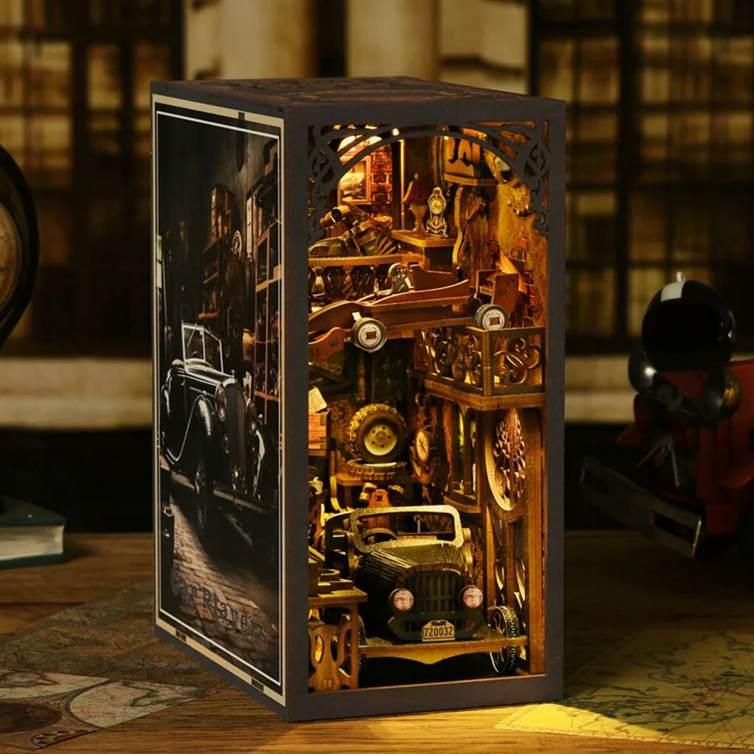 Car Players DIY Wooden Book Nook Kit