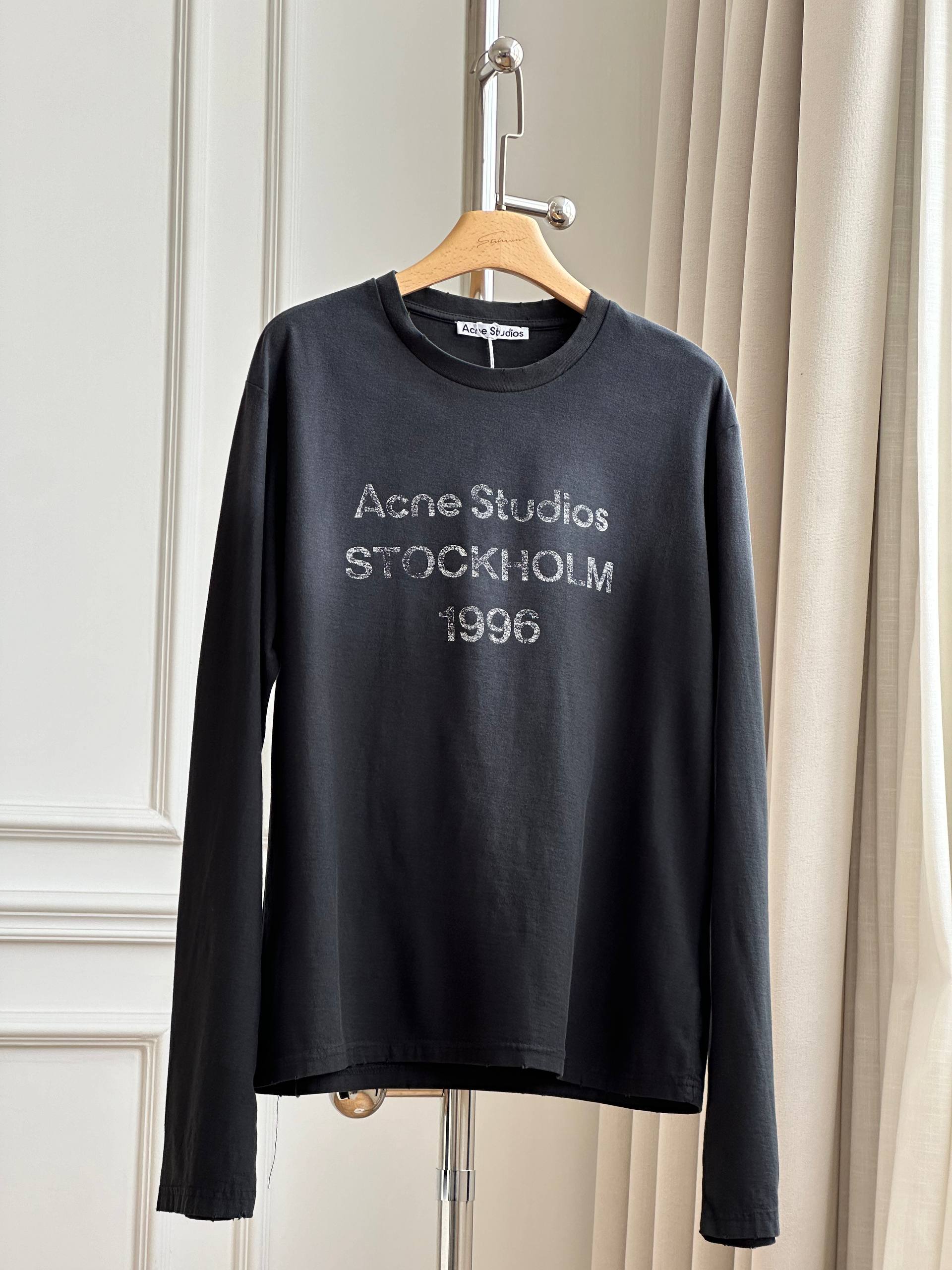 Acne Studios 1996 Logo Printed Vintage Long-sleeve T-shirt